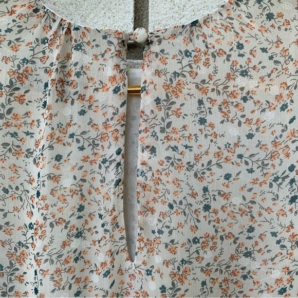 Anthropologie The East Order Cosette Floral Belted Ruffle Mini Dress - Picture 10 of 14